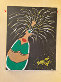 New Year's Champagne Bottle
