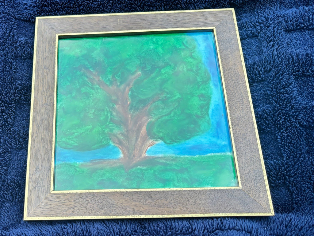 Oil Pastel Tree