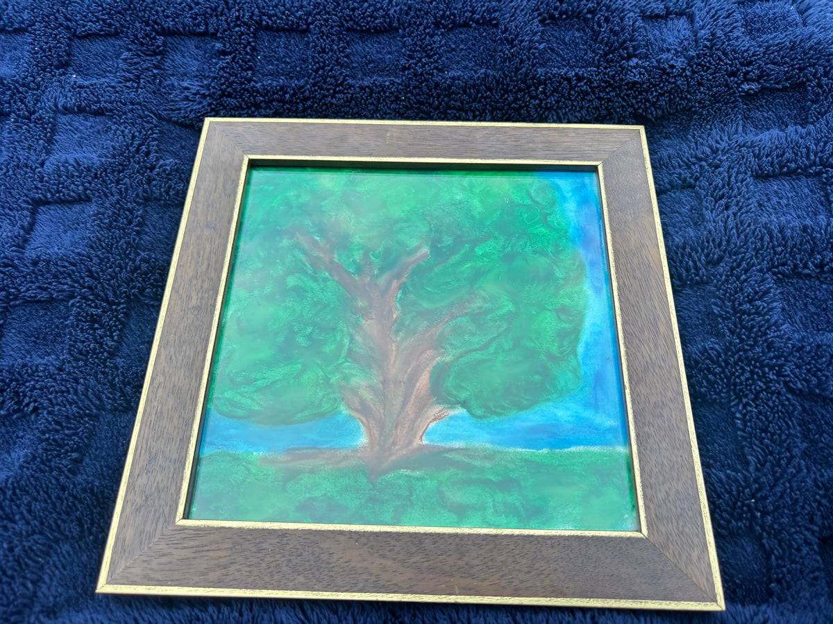 Oil Pastel Tree